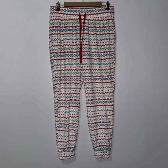 Wondershop multicolor Fair Isle Fleece PJ Pants Women’s Medium - Picture 1 of 6